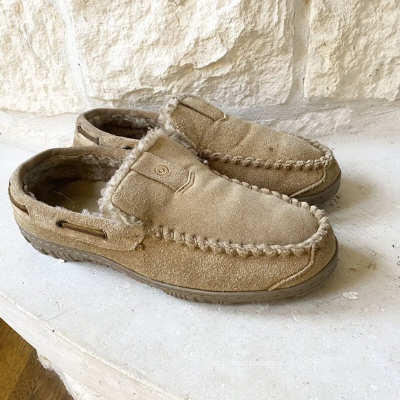 Clarks Shoes Clarks Dawson Tan Suede Indooroutdoor Moccasin